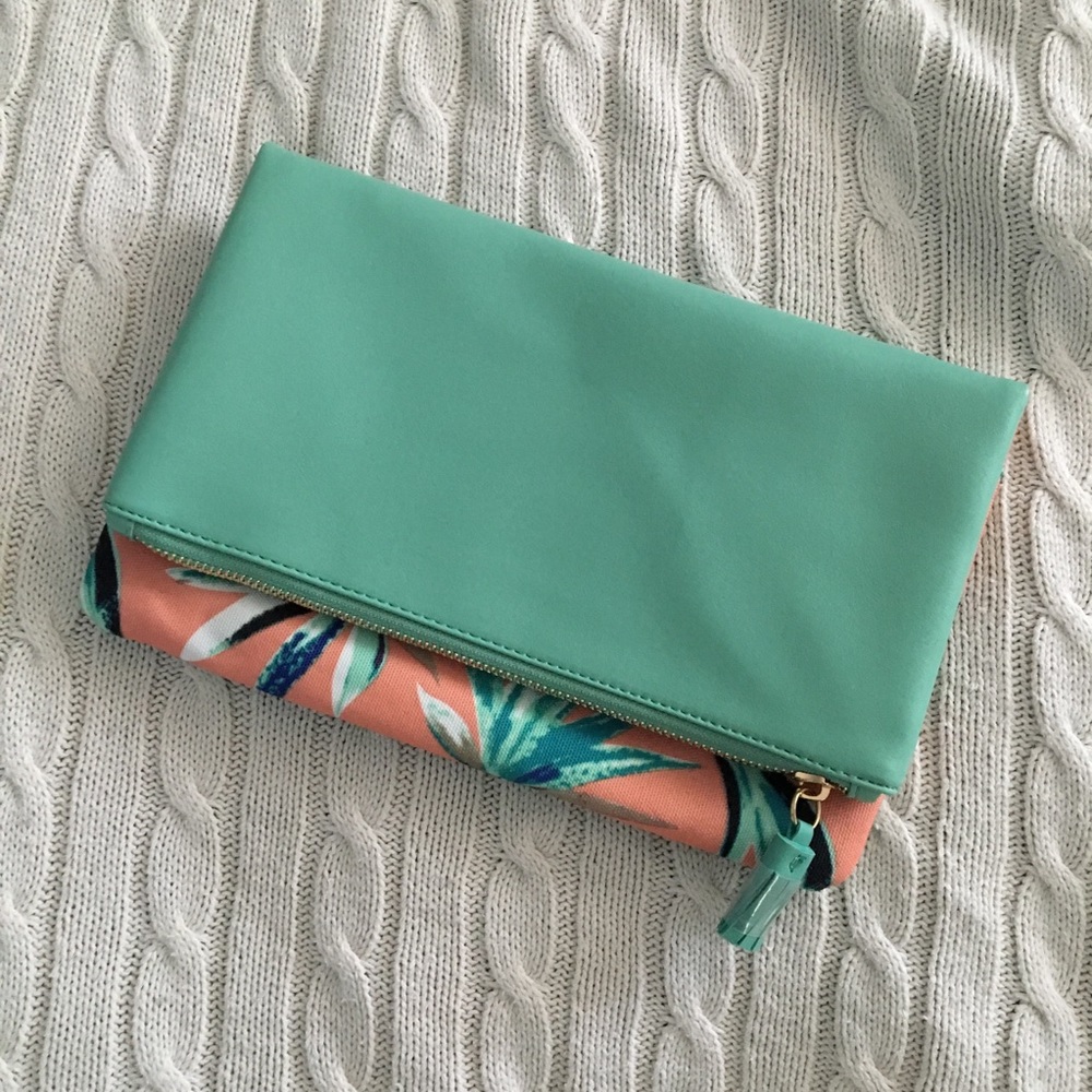 Rachel Pally Reversible Tropical Clutch NWOT - Picture 1 of 5